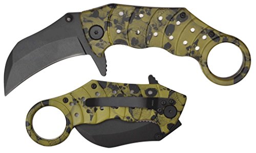 Algopix Similar Product 4 - Tiger USA 7 Hawk Bill Green Skull