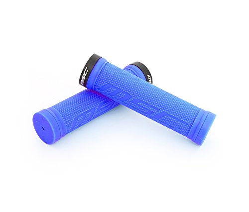 Algopix Similar Product 2 - MSC Bikes Lock-On grip01bu, Blue, 130 mm