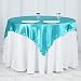 Algopix Similar Product 2 - Efavormart 60 Satin Square Tablecloth