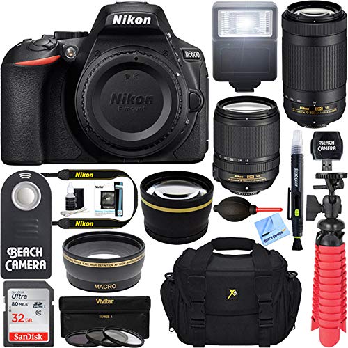 Algopix Similar Product 8 - Nikon 1577 D5600 242 MP DXFormat DSLR