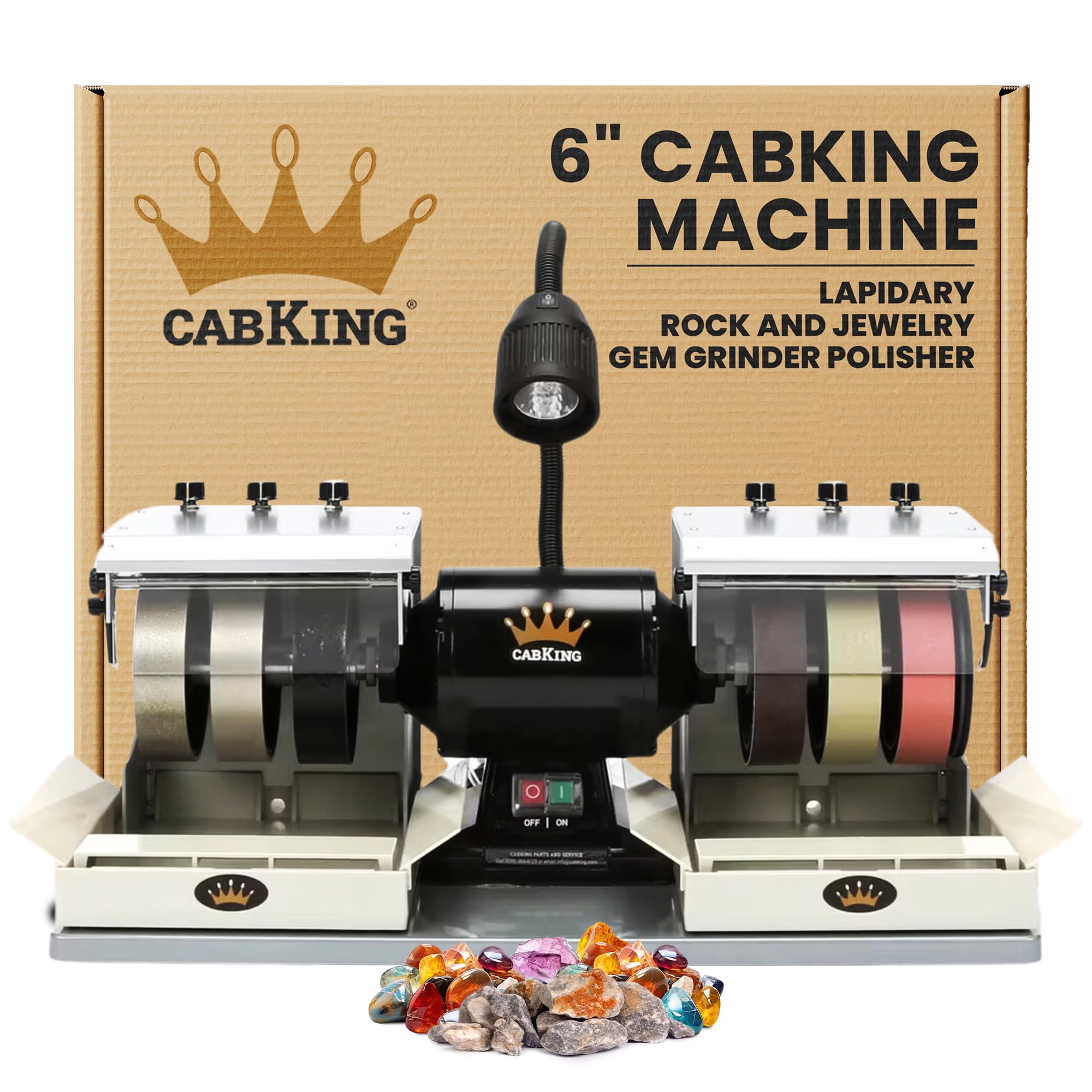 Algopix Similar Product 14 - CabKing Cabbing Machine Lapidary