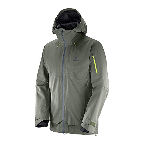 Algopix Similar Product 10 - Salomon Mens QST Guard Jacket Beluga