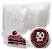Algopix Similar Product 3 - Mr Miracle Plastic Clear Hinged Cake