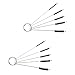Algopix Similar Product 4 - 2 Sets of 5 Mini Metal and Nylon Tube