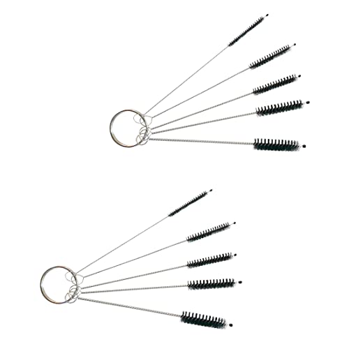 Algopix Similar Product 19 - 2 Sets of 5 Mini Metal and Nylon Tube