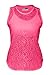 Algopix Similar Product 15 - Lija Women's Lace Tank, Rose, X-Large