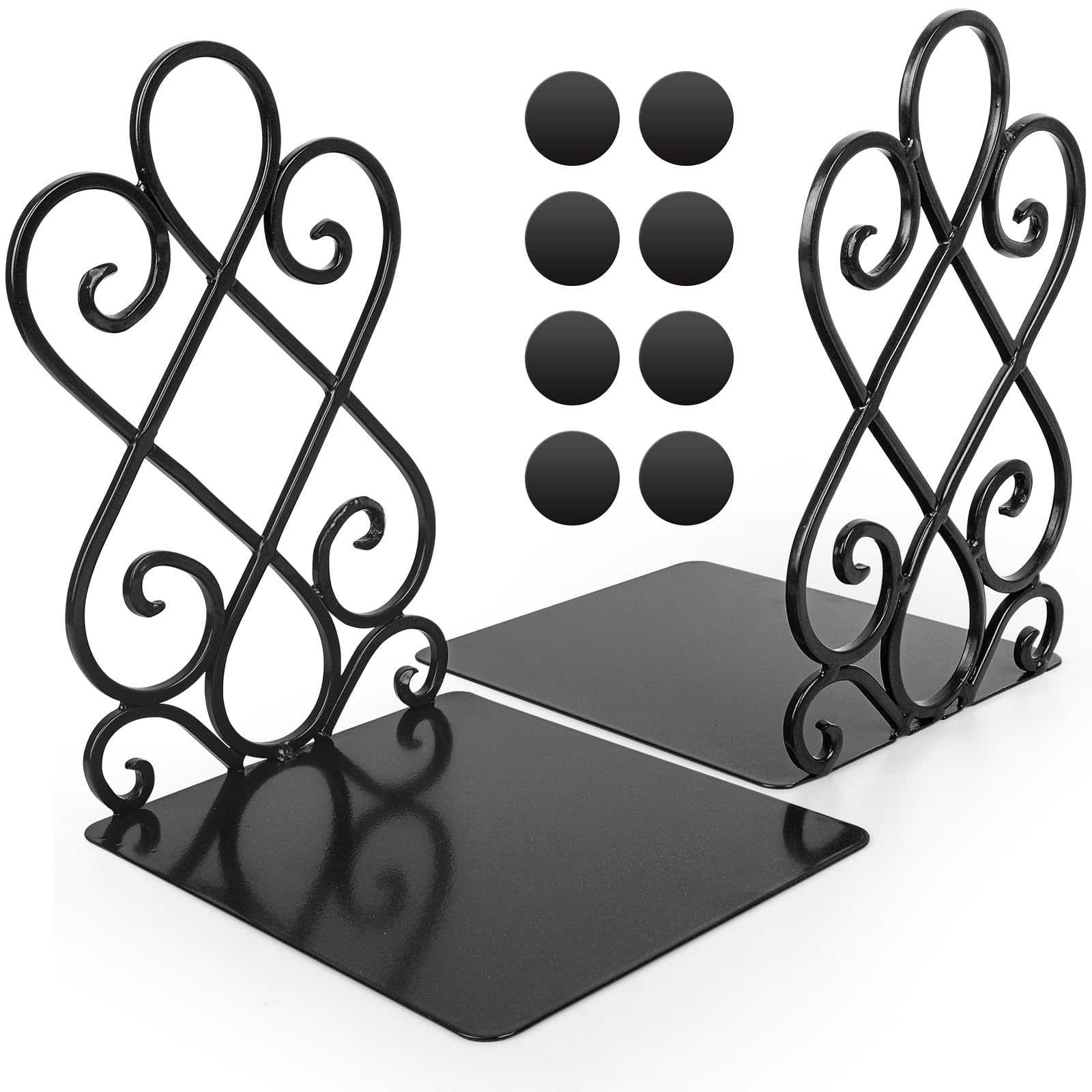 Algopix Similar Product 14 - Anwenk Vintage Bookends with Felt Pads