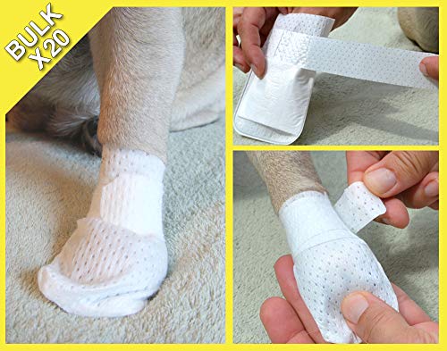 Algopix Similar Product 10 - PawFlex Medimitt Paw Bandages for Dogs