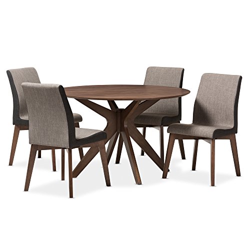 Algopix Similar Product 4 - Baxton Studio Kimberly 5 Piece Dining