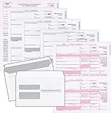 Algopix Similar Product 14 - 1099 MISC Tax Forms 2020 4 Part Vendor