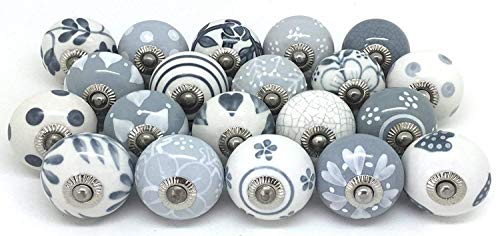 Algopix Similar Product 7 - Hand Painted Ceramic Pumpkin knobs