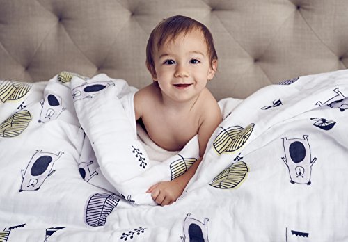 Algopix Similar Product 2 - Clover  Sage Organic Muslin Baby