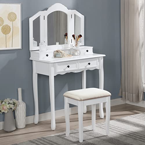 Algopix Similar Product 11 - Roundhill Furniture Sanlo Wooden Vanity