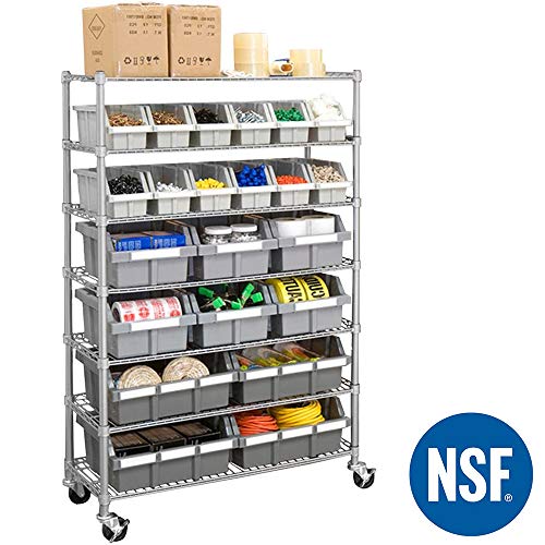 Algopix Similar Product 6 - Seville Classics Commercial 7Shelf