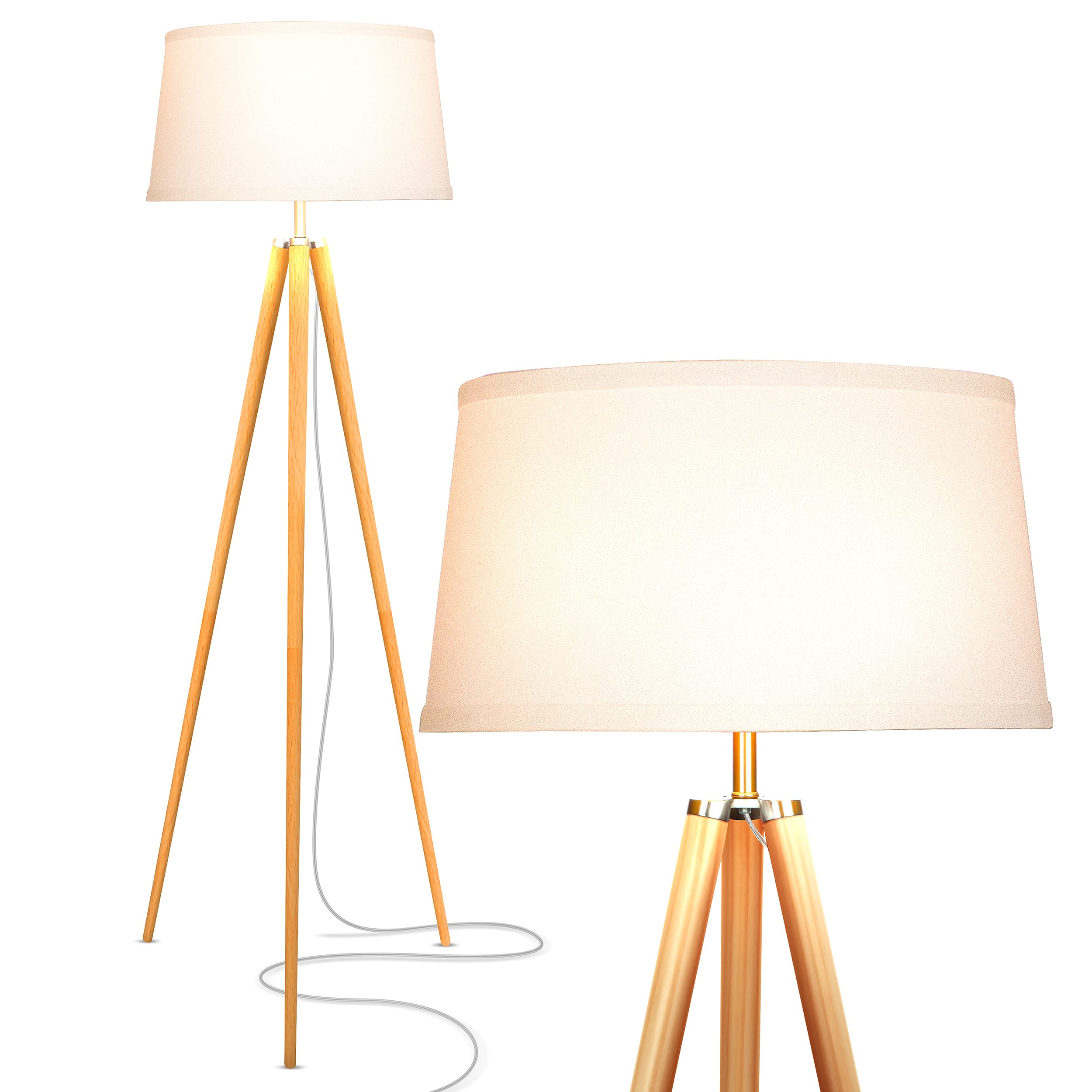 Algopix Similar Product 20 - Brightech Emma LED Floor Lamp Tall