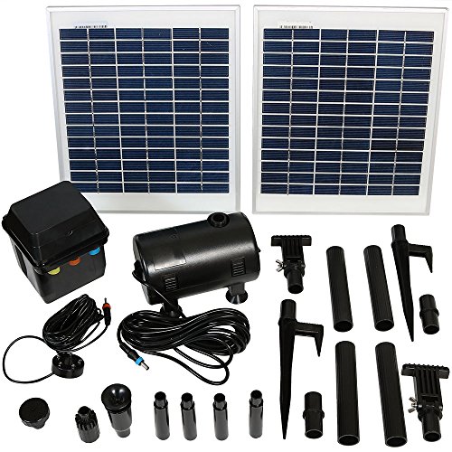 Algopix Similar Product 15 - Sunnydaze Outdoor Solar Pump and Panel