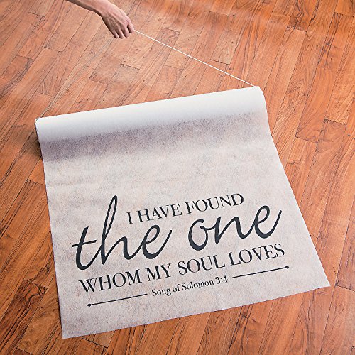 Algopix Similar Product 11 - Song of Solomon Aisle Runner