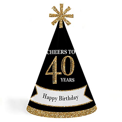 Algopix Similar Product 8 - Big Dot of Happiness Adult 40th