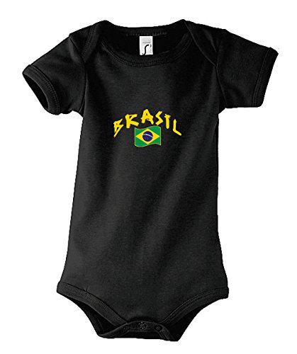 Algopix Similar Product 16 - Brasil infant soccer bodysuit 03