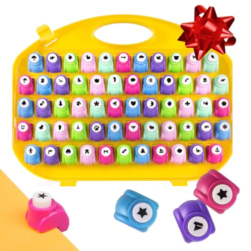 Algopix Similar Product 2 - Scrapbook Paper Punch  58pc Mini Paper