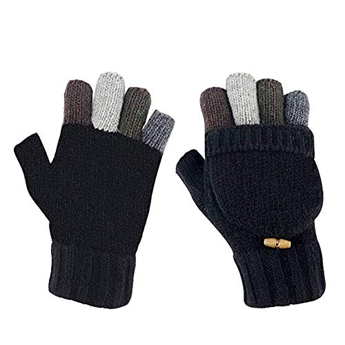Algopix Similar Product 2 - Adorrable Mens Wool Glove Mitten