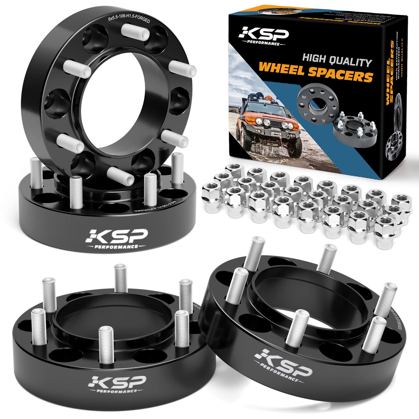 Algopix Similar Product 7 - KSP 6X55 Wheel Spacers Fit for Tacoma