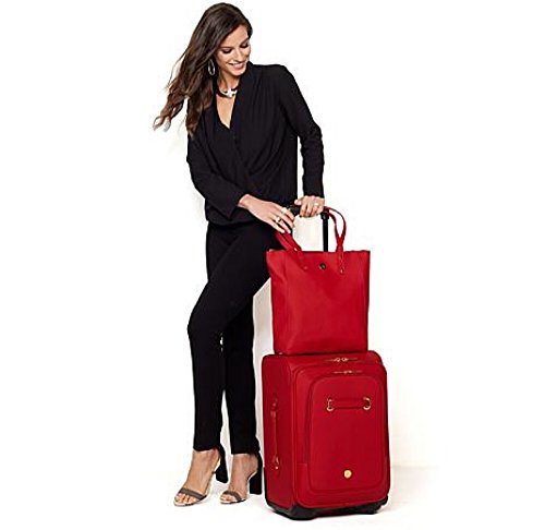 Algopix Similar Product 6 - Joy Mangano Rich Leather Luggage