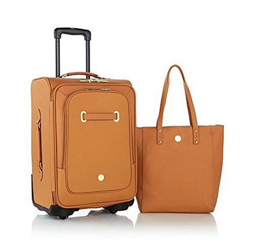 Algopix Similar Product 11 - Joy Mangano Rich Leather Luggage