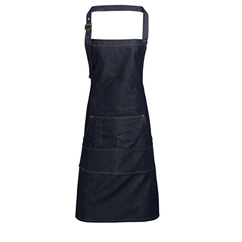 Algopix Similar Product 6 - Premier Jeans Stitch Bib Apron  Indigo