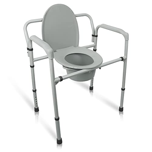 Algopix Similar Product 9 - Vive Bariatric Bedside Commode 500 lb