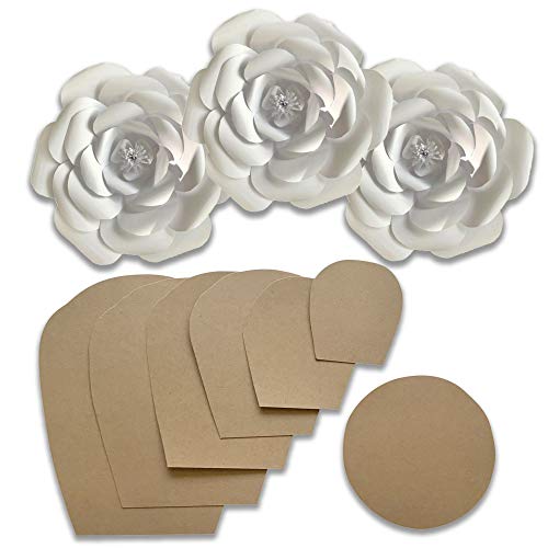 Algopix Similar Product 20 - Paper Flower Template Kit  Make Your