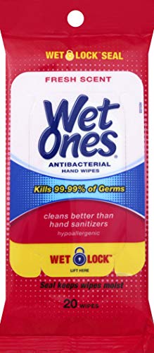 Algopix Similar Product 8 - Wet Ones Antibacterial Hand Wipes 20