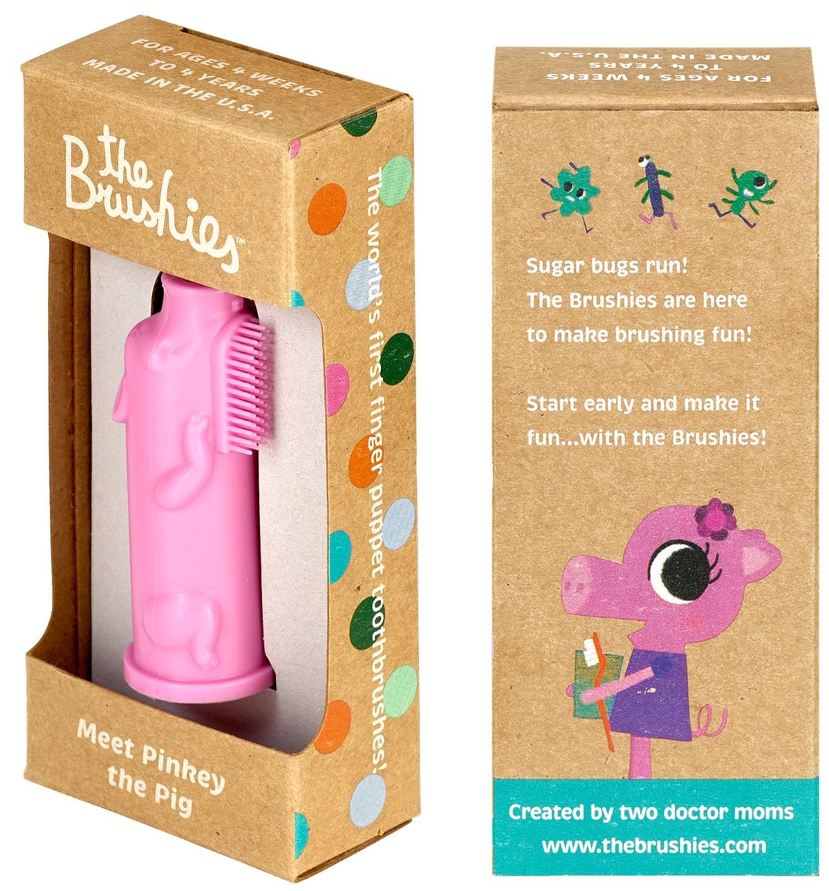 Algopix Similar Product 13 - The Brushies Pinkey The Pig Toddler