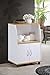 Algopix Similar Product 8 - Hodedah Mini Microwave Cart with Two