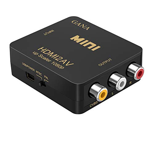 Algopix Similar Product 20 - GANA HDMI to RCAHDMI to AV 1080P HDMI