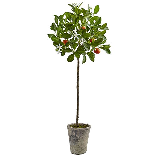 Algopix Similar Product 20 - Nearly Natural 38in. Potted Orange Tree