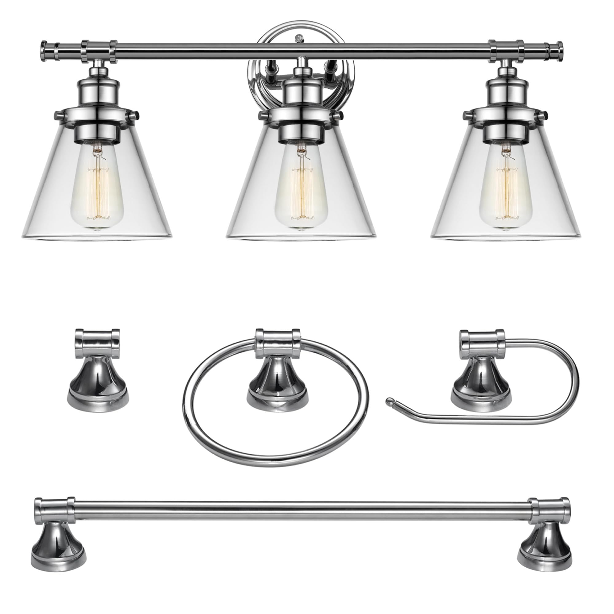 Algopix Similar Product 14 - Globe Electric 51234 5Piece AllinOne