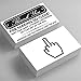 Algopix Similar Product 1 - Funny Bad Parking Business Cards