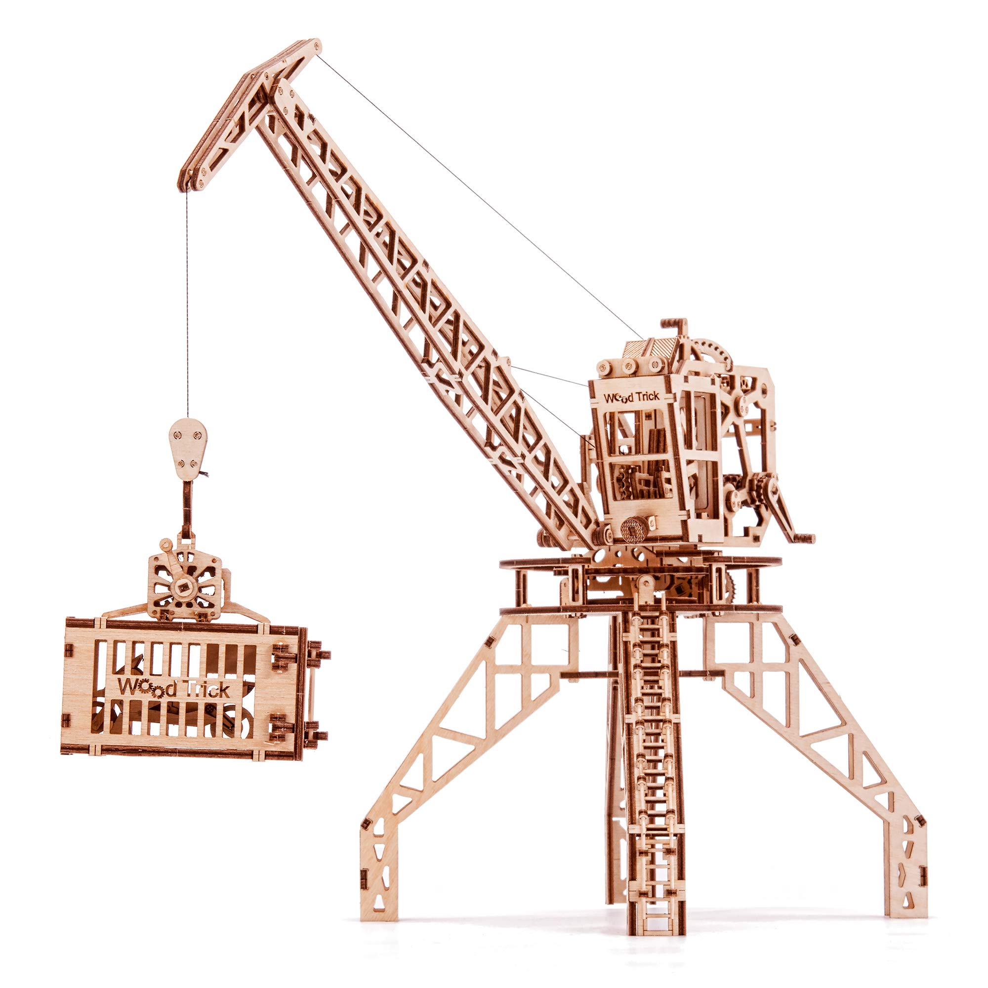 Algopix Similar Product 4 - Wood Trick TOWER CRANE Building