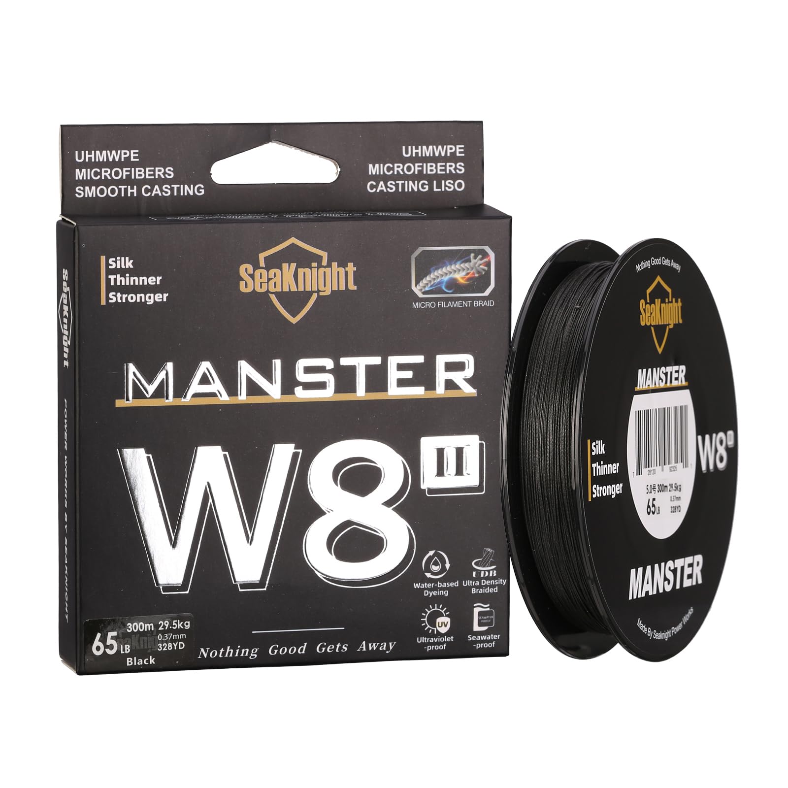 Algopix Similar Product 8 - Seaknight MANSTER W8 Braided Line 8