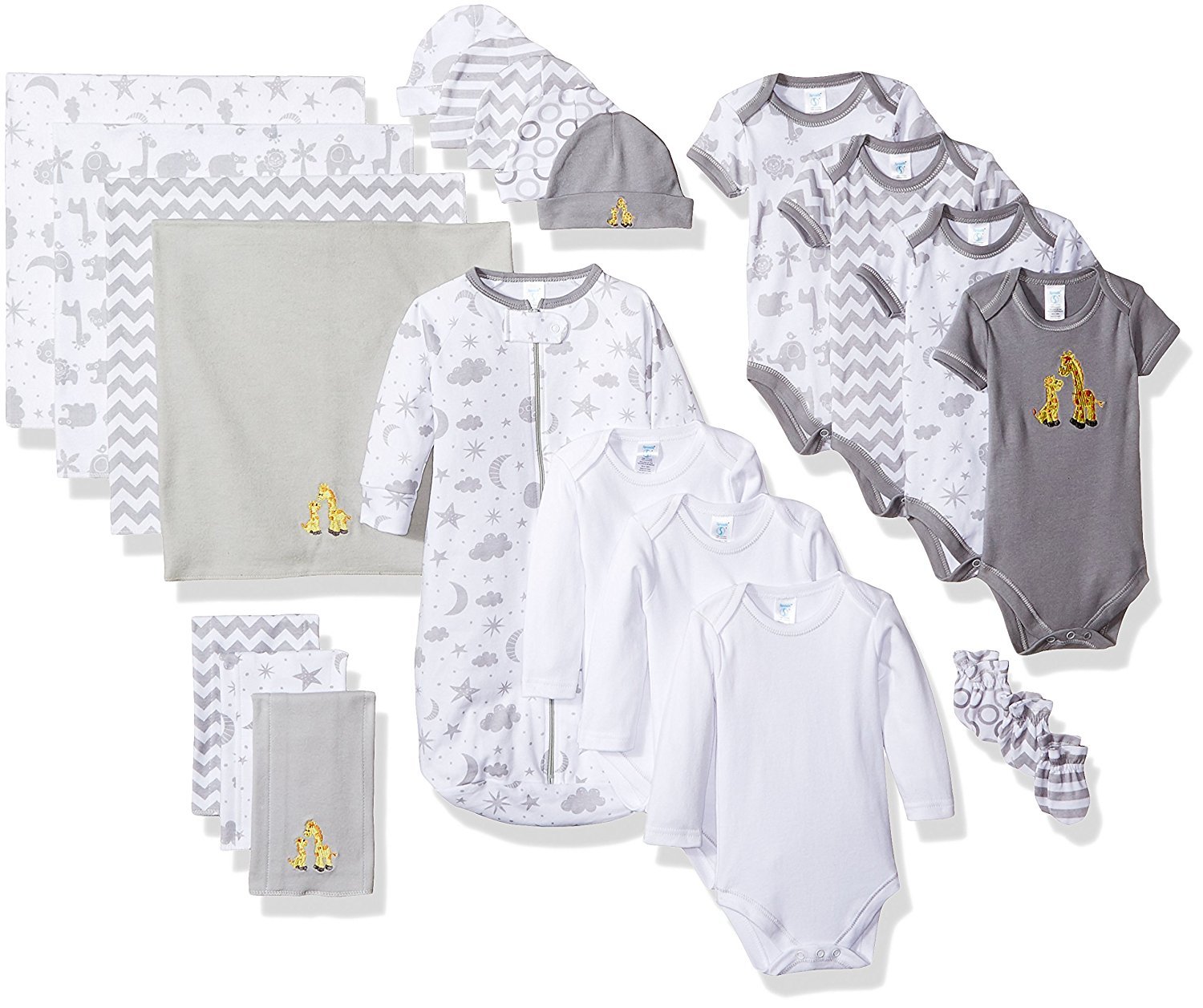 Algopix Similar Product 11 - Spasilk Baby Essential 23 Piece Layette