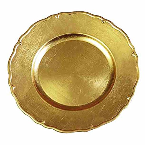 Algopix Similar Product 12 - Beautifully Designed 13 Golden Charger