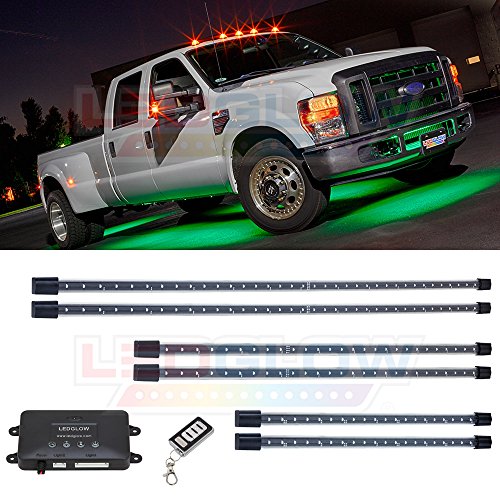 Algopix Similar Product 18 - LEDGlow 6pc Green Wireless SMD LED