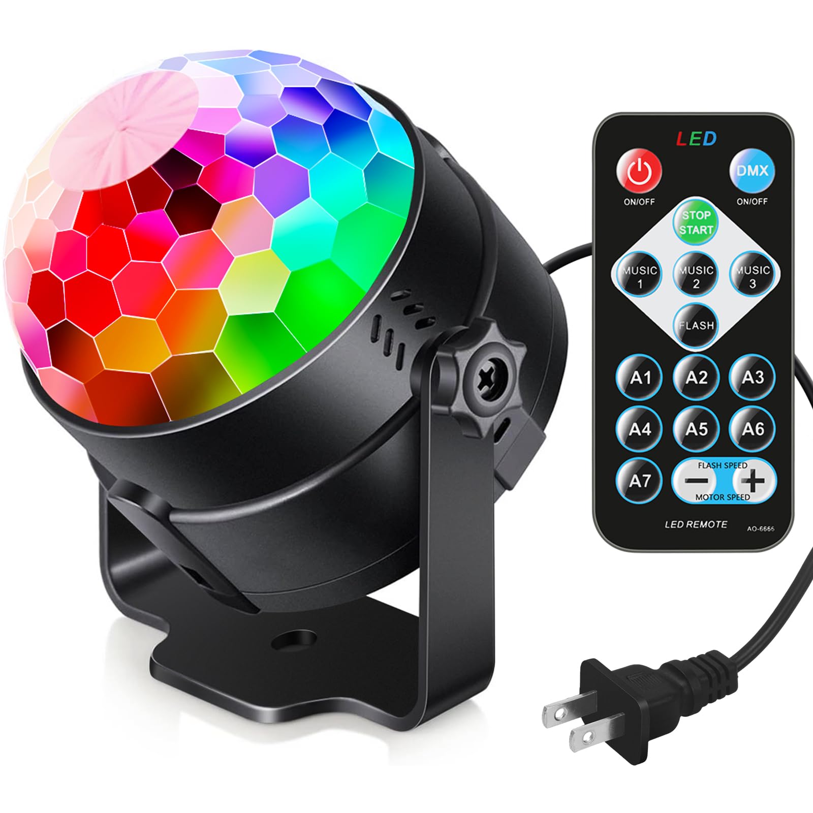 Algopix Similar Product 3 - Luditek Sound Activated Party Lights
