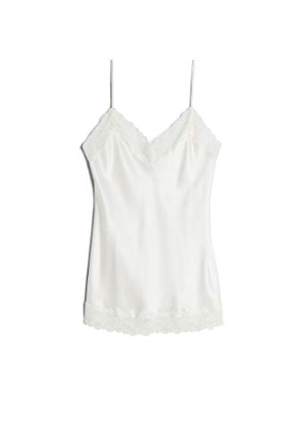 Algopix Similar Product 16 - Intimissimi Womens Lace and Silk Top