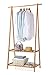 Algopix Similar Product 6 - Finnhomy Bamboo Clothes Rack Portable