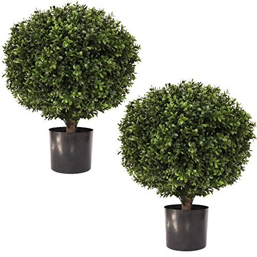 Algopix Similar Product 14 - 24 Tall 16 Round Artificial Topiary