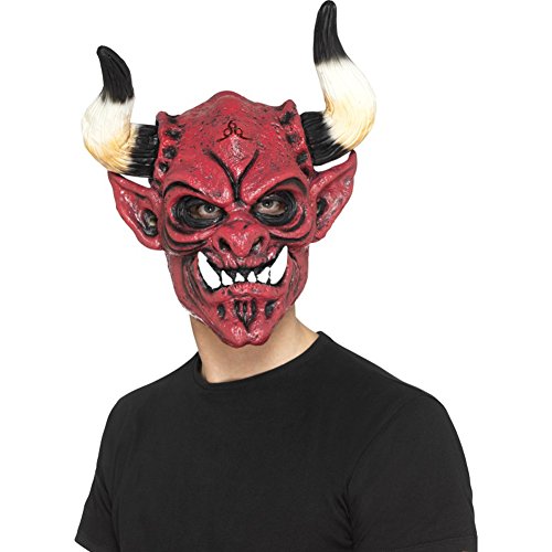 Algopix Similar Product 3 - Smiffys Mens Devil Mask Foam Latex