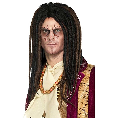 Algopix Similar Product 5 - Smiffys Mens Deluxe Voodoo Dreadlock