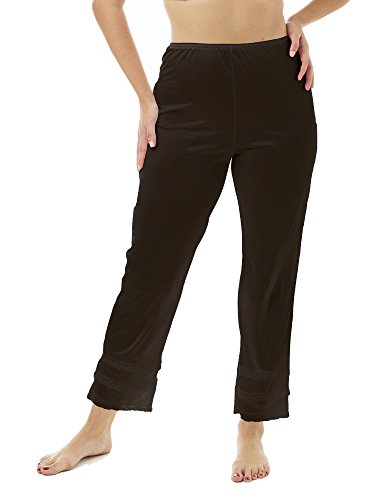 Algopix Similar Product 12 - Underworks Nylon Ankle Length Black